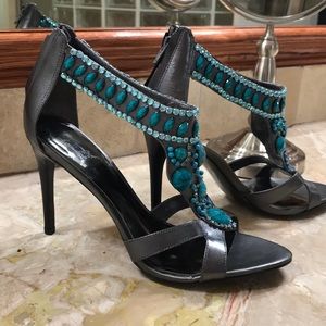 Carlos gunmetal heels. NWT.